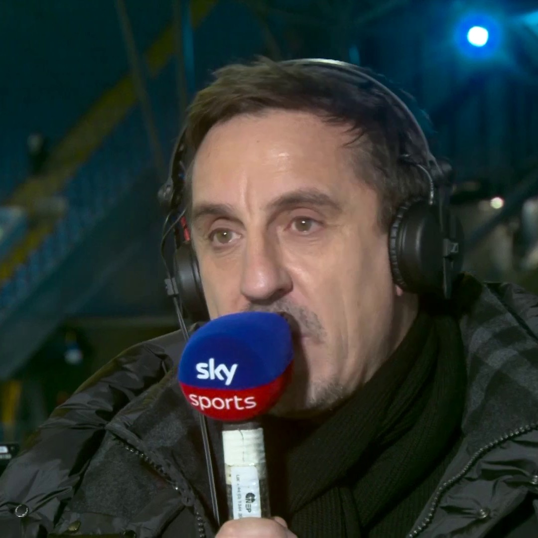 🎙️ Gary Neville on Manchester City’s current downfall: “If you’re Arsenal or Liverpool — you must feel there’s NO excuses now. I’m looking more at Arsenal with that statement. This was Arsenal’s season if it wasn’t going to be City’s.” 🎥 Sky Sports Premier League