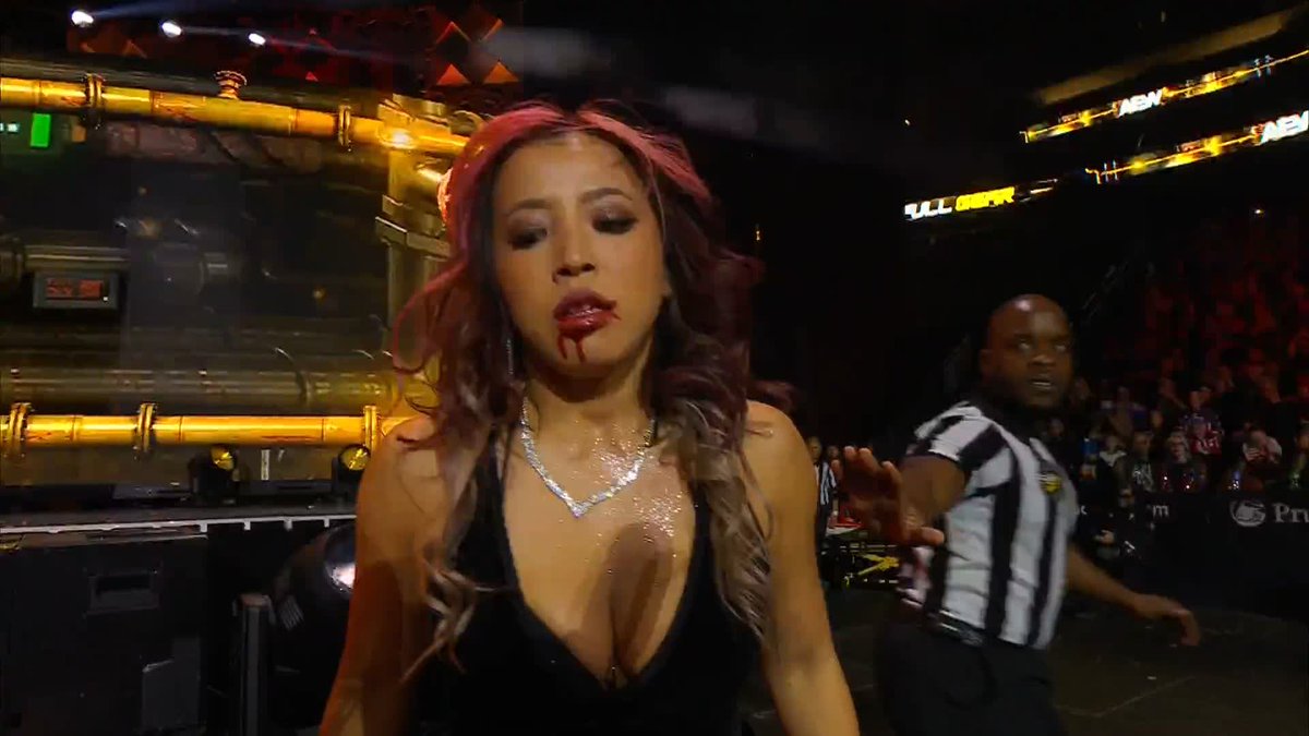 Mina Shirakawa has been betrayed! Order #AEWFullGear on PPV right now! Mina Shirakawa♡白川未奈 | art