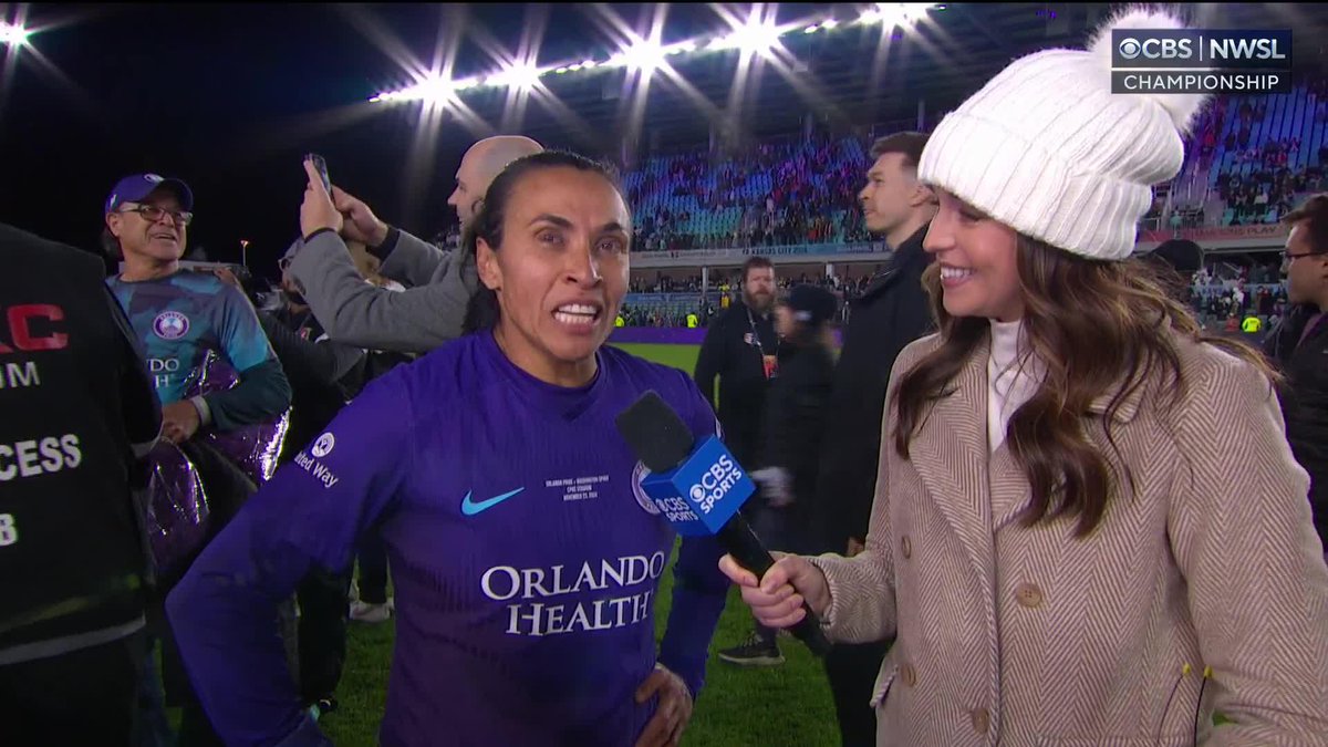 Finally, Marta is a NWSL Champion. She believed 😭 #NWSLChampionship