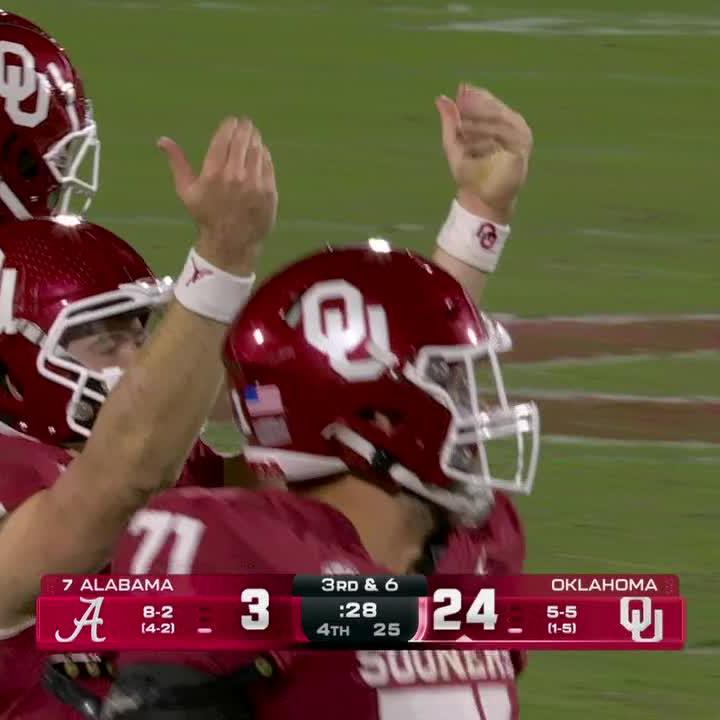 OKLAHOMA'S FANS RUSHED THE FIELD WITH 28 SECONDS LEFT ON THE CLOCK 😳