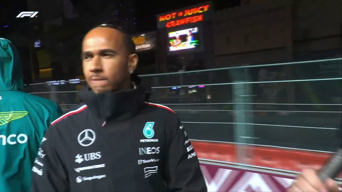 After 18 seasons, 105 victories and seven world titles, even Lewis Hamilton still gets those *pinch me* moments 😍 #F1 #LasVegasGP