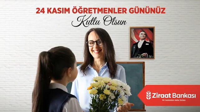 Tüm öğretmenlerimizin 24 Kasım Öğretmenler Günü kutlu olsun. #ZiraatBankası #24Kasım #ÖğretmenlerGünü #ÖğretmenlerGününüzKutluOlsun