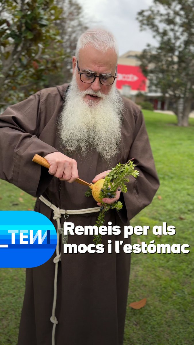 Remeis naturals per als mocs i l’estómac, de fra Valentí, col·laborador del Calendari de l'Ermità i autor de “Tornar als remeis de sempre”. Calçar sandàlies quan fa fred ha de tenir secret! #TotEsMou3Cat