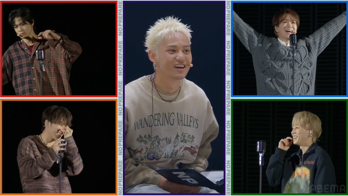 #コムドット単独イベント「#NOPREPARE」​ 🔴「No1を決めよう！サビ早歌い！」 イベントではトロッコに乗ってゲームスタート！ 1曲目を歌うことができたのは...⁉️ 📡ABEMAで生配信中！▶︎ #コムドット #ノンプリ