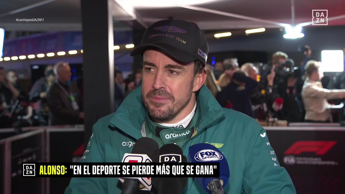 La filosofía de vida de Fernando Alonso resumida en menos de un minuto 😍👏 Alma de samurái 🥋 #LasVegasDAZNF1 🇺🇸