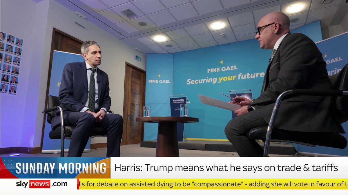 "In our country, respectfully, we don't use that sort of language around migration debates" Taoiseach Simon Harris TD defends his government's record of increased immigration and asylum seekers, as Ireland prepares to vote on Friday. #TrevorPhillips