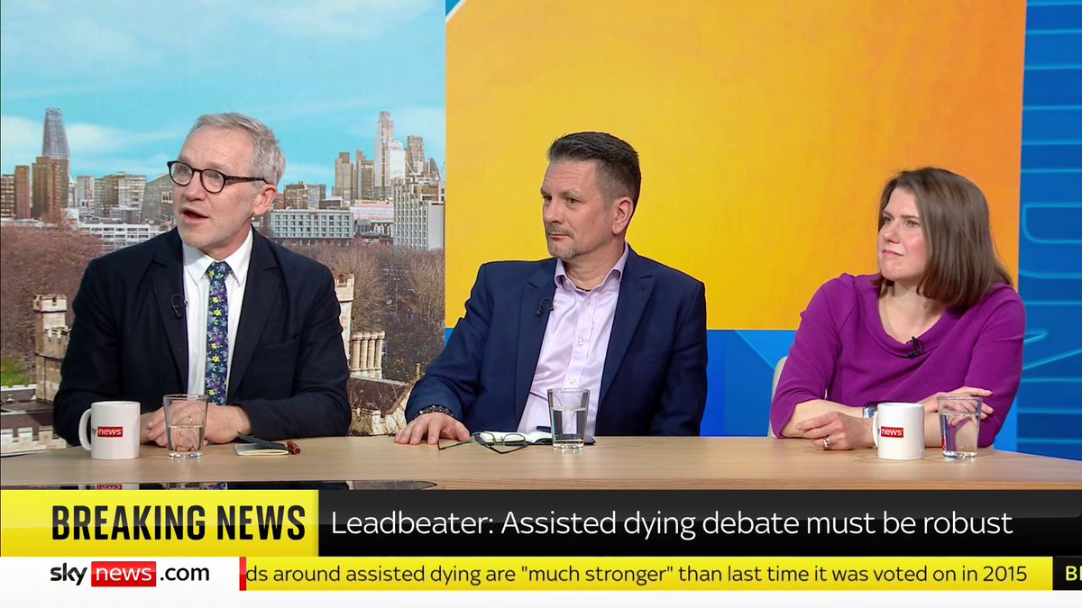 "Most MPs will be listening and engaging" Trevor's panel of Jo Swinson, Steve Baker and James Purnell discuss whether MPs will listen to public opinion on assisted dying, as polling shows two-thirds support the bill. #TrevorPhillips 📺 Sky 501