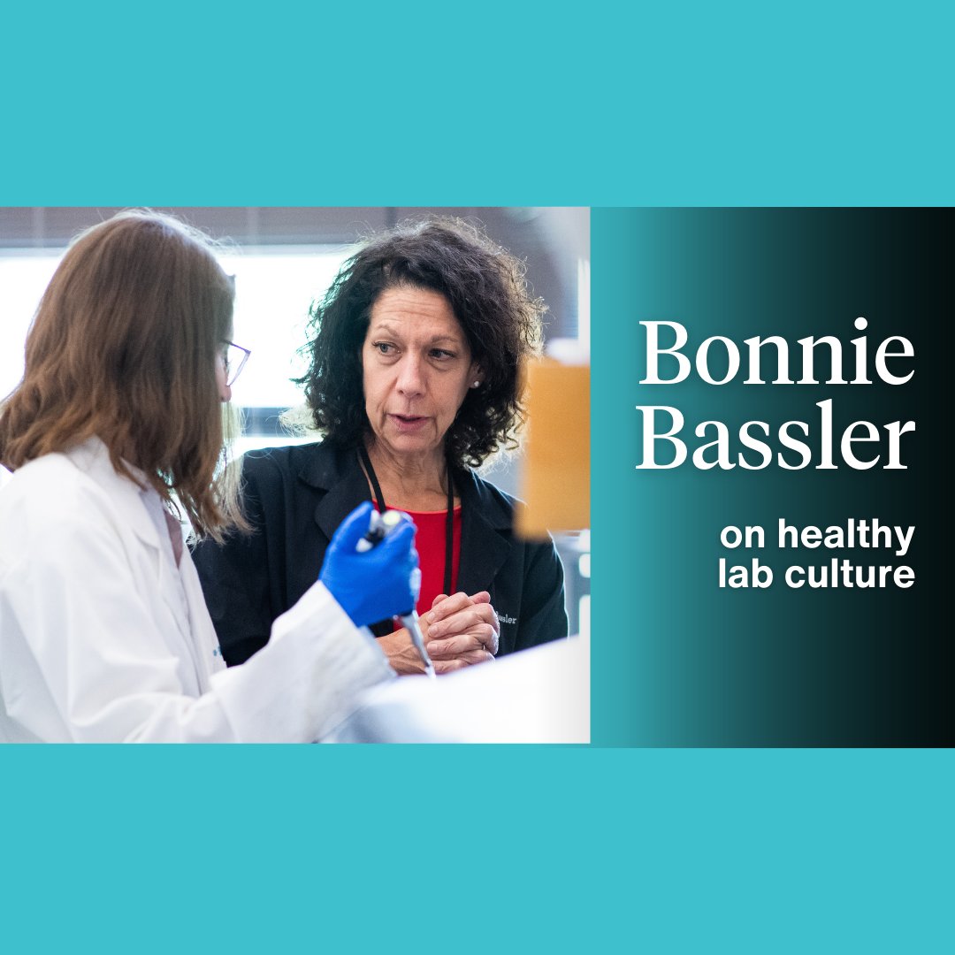 “There are all these people, it's loud, there's music, there's talking, there's laughing. The kind of people that apply to this lab like collaborating. They like everybody being willing to help each other. I put a premium on that.” — Bonnie Bassler about her lab at Princeton University.