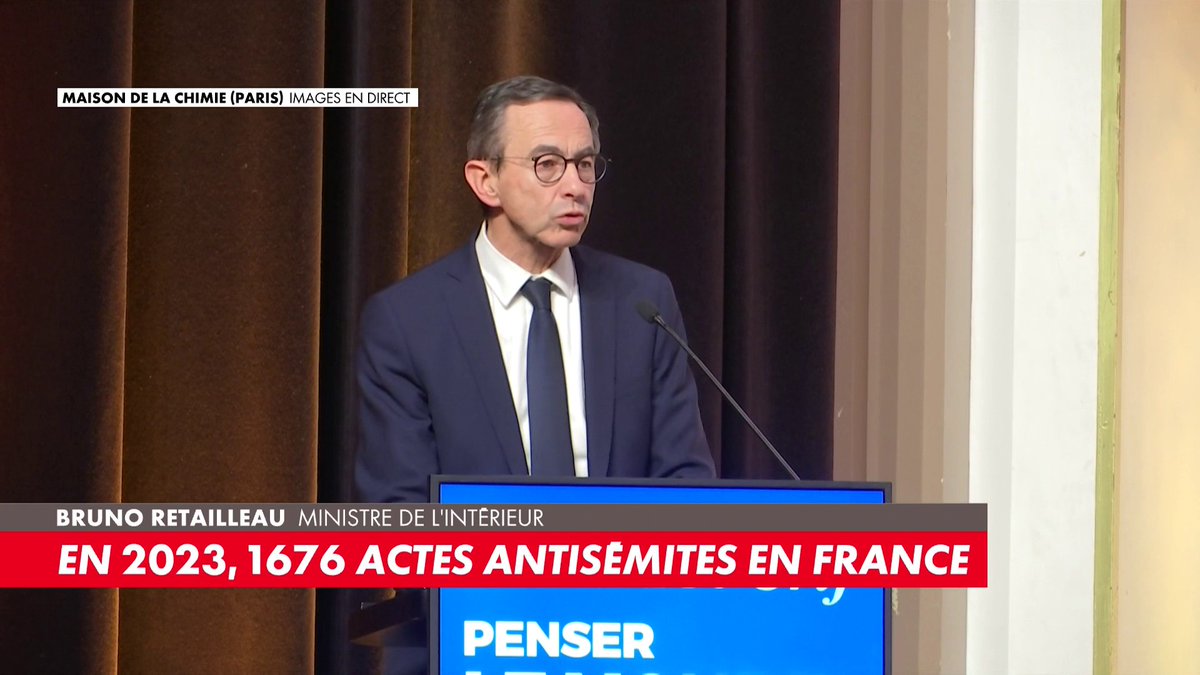 Bruno Retailleau : «Qu’il soit terroriste ou séparatiste, l’islamisme est toujours antisémite comme il est toujours sexiste et homophobe»