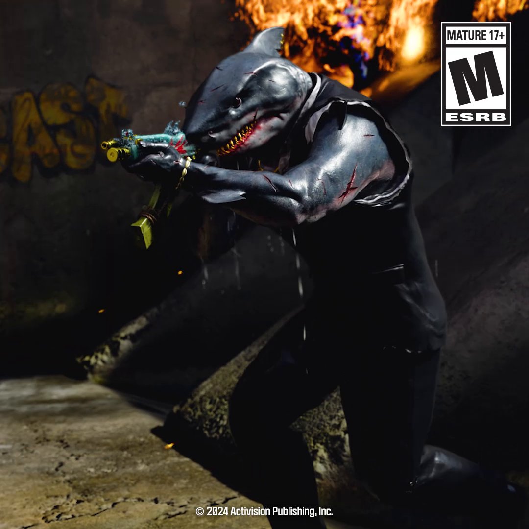 You can now play as a Shark in Call of Duty Black Ops 6 and Warzone 🦈