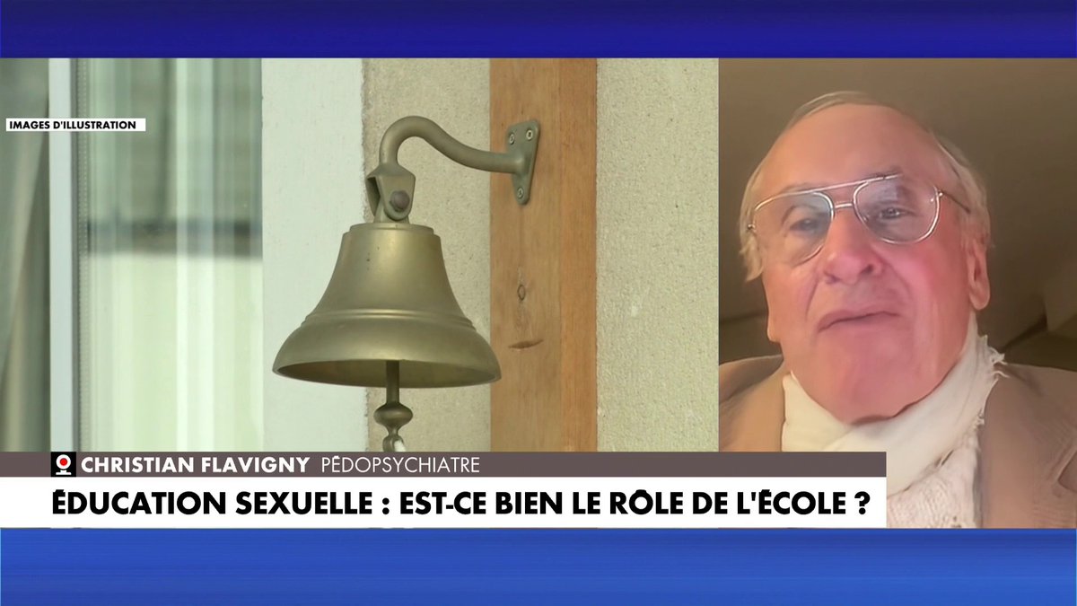 Christian Flavigny : «Il n’y a pas d’âge minimum pour parler de la sexualité à l’école. (…) C’est une question à laquelle l’enfant cherche une réponse, mais il n’en a pas parce qu’il ne sait pas ce qu’est la vie sexuelle»