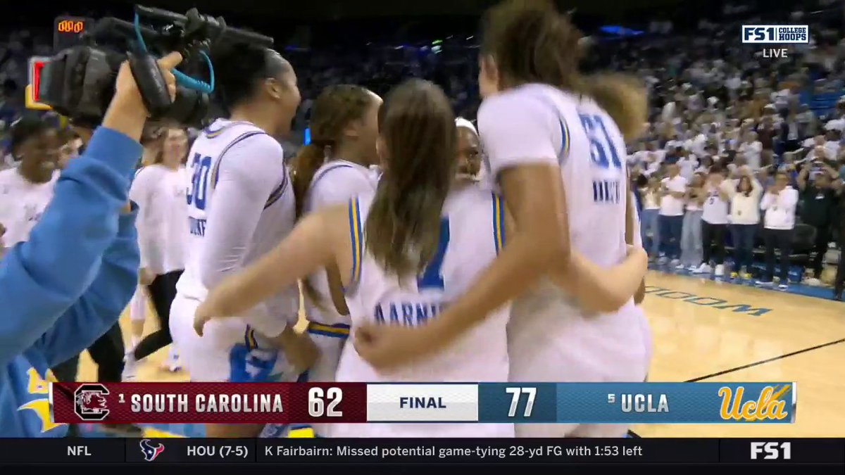 UCLA GETS THEIR FIRST WIN OVER A NO. 1 RANKED TEAM IN PROGRAM HISTORY UCLA Women's Basketball x UCLA Athletics