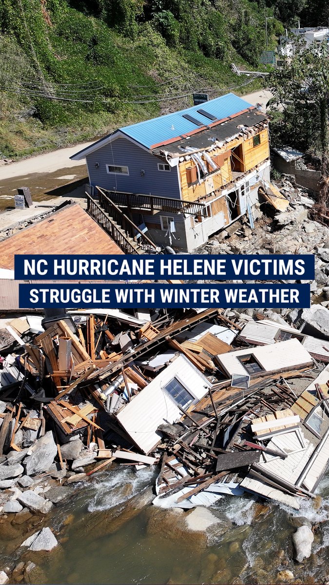 OUT IN THE COLD: Communities in North Carolina still picking up the pieces from Hurricane Helene are now facing a new challenge: winter. As FEMA vouchers for hotels run out, some are forced to live in tents in freezing temperatures amid the "startlingly slow" recovery pace.
