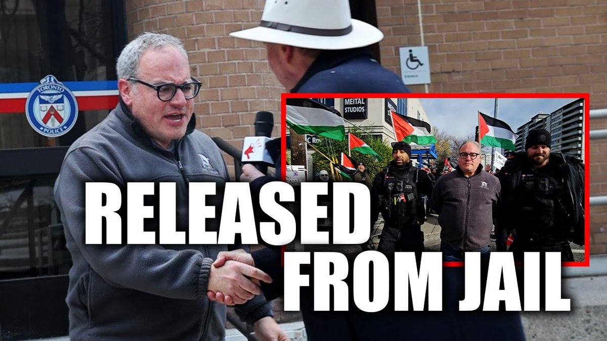 I just got out of jail. Here’s what happened — and what happens next. I was arrested today. Toronto Police handcuffed me, searched me, put me in a police car and took me to a jail cell. None of that has ever happened to me before. I’ve never committed a crime in my life. And I didn’t today, either. I was arrested because Toronto Police said I was “causing a disturbance”. But I wasn’t. I was quietly doing journalism — filming a grotesque pro-Hamas demonstration in a Jewish neighbourhood in Toronto. It really was sick: they had someone reenacting Yahya Sinwar, the former leader of Hamas. They had a whole display on a sidewalk. I live nearby and I wanted to film this astonishing act. It was as brazen as the KKK burning a cross on the lawn of a Black church. Except in this case, the police were defending the Klansmen. Bizarre. One cop kept pushing me away, which I told him was inappropriate and illegal. But then the boss of the whole police operation — named Officer Macduff — told me that my mere presence there was a “disturbance”, because the Hamas people didn’t like me. In other words, he was giving them a veto over my Charter rights. In my earlier analogy, it would be like police telling the folks inside the Black church not to antagonize the KKK outside, because they could get violent. Since when do foreign provocateurs, promoting a banned terrorist organization, get to veto who can and can’t walk on a sidewalk? Or which journalists can film a news story? Outrageous. I was finally released from jail. And the police wisely declined to press charges. But I’m not done with them. Officer Macduff was as plain as day. He said my Charter rights to walk on the sidewalk and film a public spectacle only go as far as these Hamas thugs say they go. Well, that’s not how it is. And I think he needs a judge to tell him that. I’ve spoken twice to a top lawyer today, who agrees we’ve simply got to stop this. Canada is being ruined by these pro-Hamas thugs — you probably saw their full-out riot in Montreal over the weekend. Someone’s got to stand up to them — and stand up to woke policing that permits this kind of mayhem on our streets. So I’ve decided to sue the Toronto Police for violating my Charter rights, for being errand-boys of the Hamas thugs, and for not enforcing the actual laws to protect Canadian citizens. I’ll have more details in the days ahead — I’m still getting my bearings after being arrested and jailed. In Trudeau’s Canada, journalists are routinely arrested and jailed. Actually, scratch that. Only Rebel News journalists are routinely arrested and jailed. Which tells you everything you need to know: these are political decisions. They’re the result of two-tier policing. And that’s got to stop. If you want to help me continue our journalism and push back at these illegal arrests, please click here. Suing the police is no easy thing — they have unlimited funds. But I think they need a judge to tell them what they’re doing is wrong, because Trudeau certainly won’t tell them, will he? We’re already suing the police for arresting our reporter David Menzies FIVE TIMES this year. But today’s arrest of me was particularly egregious, in that the commanding officer was crystal clear: the only reason he was arresting me is because the Hamas thugs were upset by my mere presence. Could you imagine allowing that to stand? REPORT by Ezra Levant 🍁🚛: