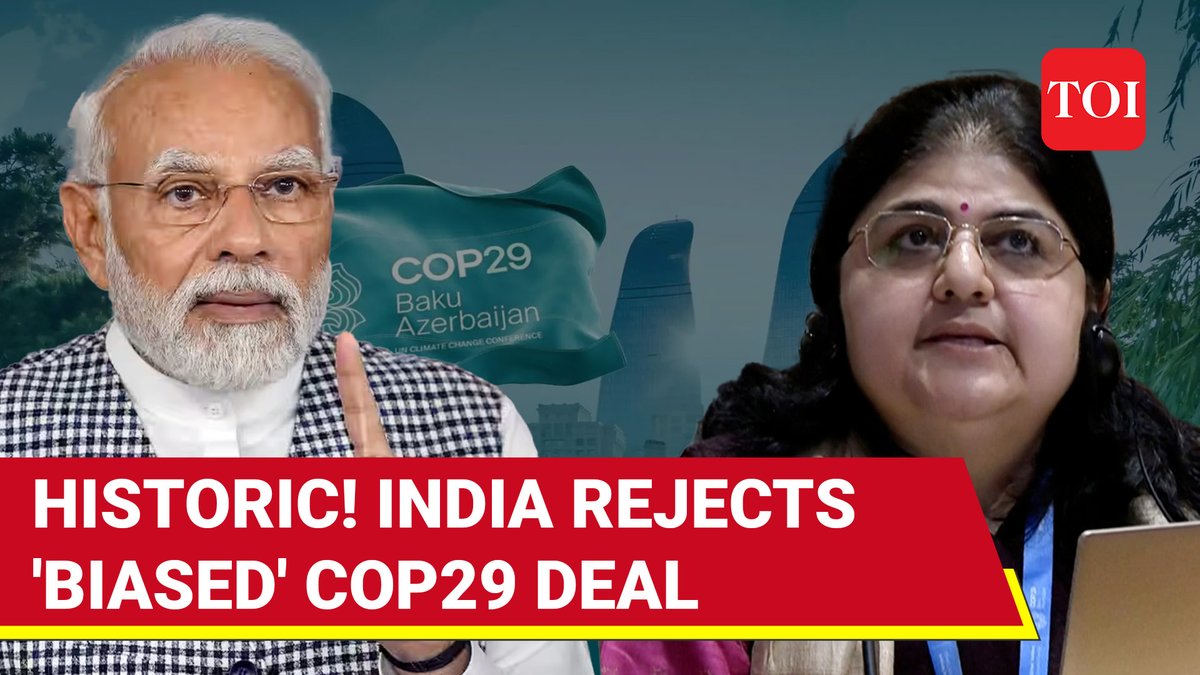 India leads revolt against #COP29 deal; 'You betrayed global south' | Watch fiery statement