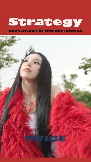 TWICE 14TH MINI ALBUM "STRATEGY" STRATEGY Concept Video 1❤️🍃 #CHAEYOUNG [STRATEGY] Pre-Save / Pre-Order ➮ Release on 2024.12.06 FRI 2PM KST/0AM ET #TWICE #트와이스 #STRATEGY #채영