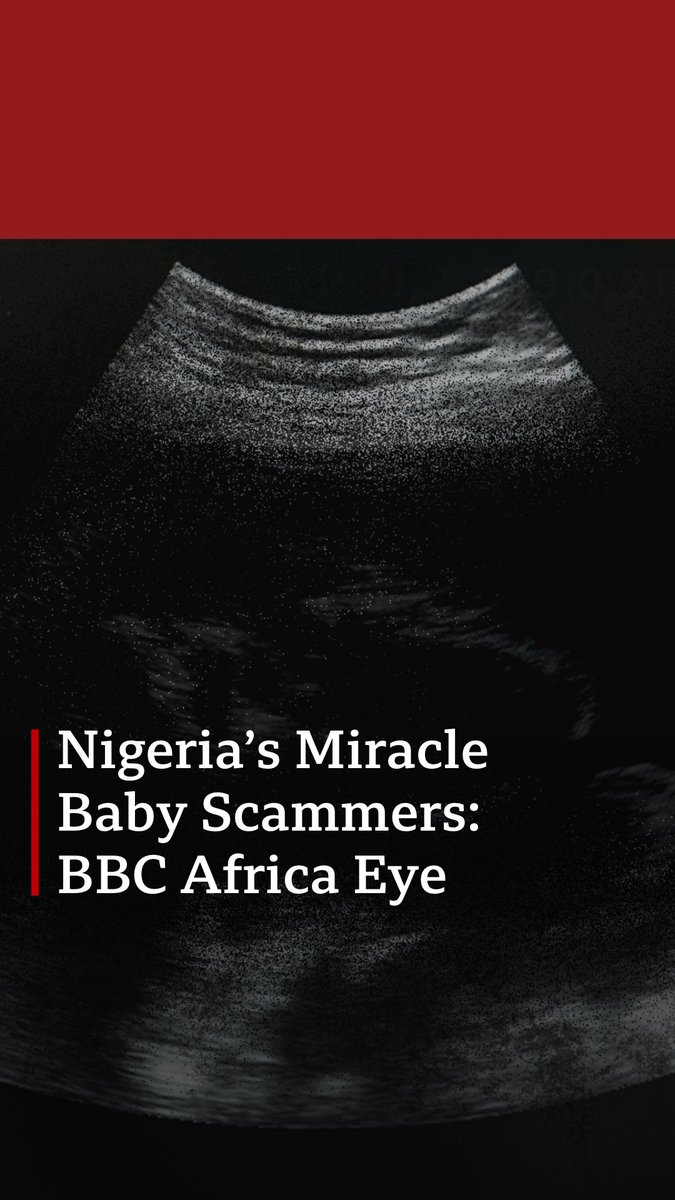 🇳🇬 Who are the fertility scammers targeting Nigerian women desperate for motherhood - and fuelling an underground trade in babies? #BBCAfricaEye goes undercover to investigate. 📽️ Watch the full documentary here: #CrypticPregnancy
