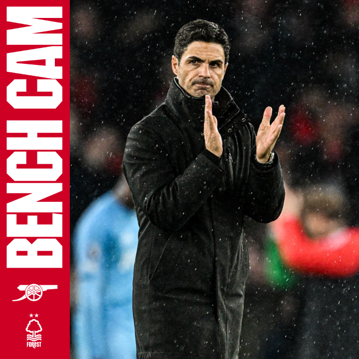 Balance, power, finish. ⚡️ 🎥 How the touchline reacted to that Saka goal 🤩
