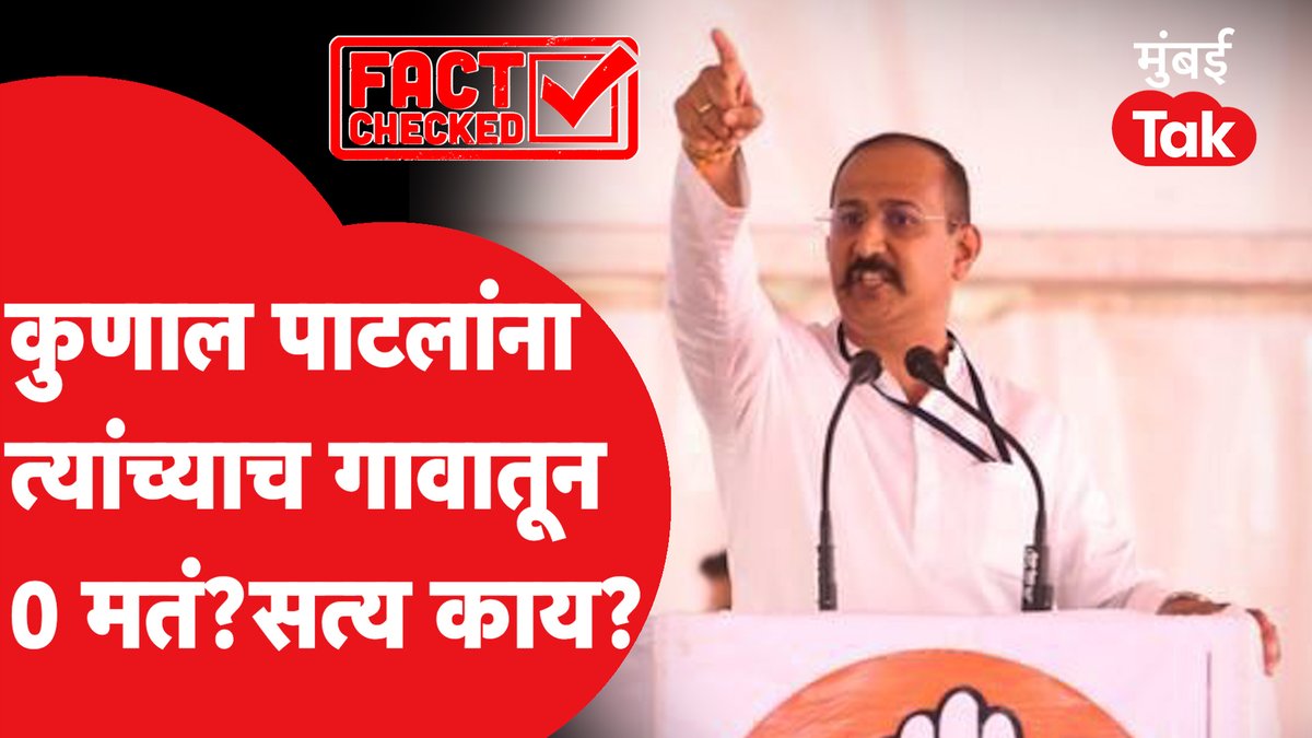 कुणाल पाटलांना त्यांच्याच गावातून 0 मतं? सत्य काय? #KunalPatil #Congress #FactCheck #DhuleVidhansabha