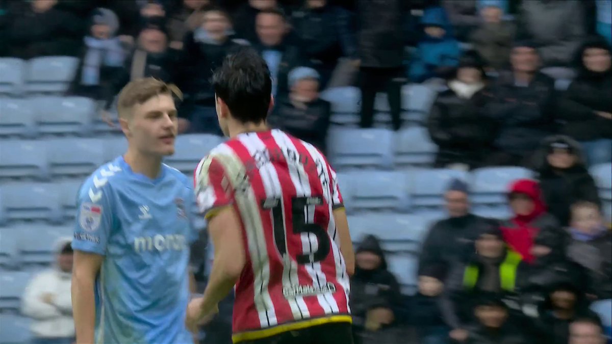 "Once you put your hand up by the throat, you're in trouble." Ref Watch and Dermot Gallagher react as Sheffield United defender Anel Ahmedhodzic was shown a red card for pushing Coventry City goal-scorer Norman Bassette minutes before the half-time whistle was blown.