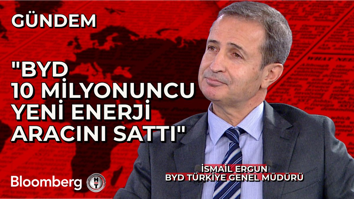 📍 "BYD 10 milyonuncu yeni enerji aracını sattı." 📍 "İlk 5 milyon araç 15 yılda, son 5 milyon araç 15 ayda satıldı." 🗣 BYD Türkiye Genel Müdürü İsmail Ergun
