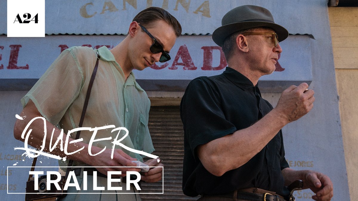A new trailer for Luca Guadagnino’s ‘QUEER’ has been released. Starring Daniel Craig and Drew Starkey.