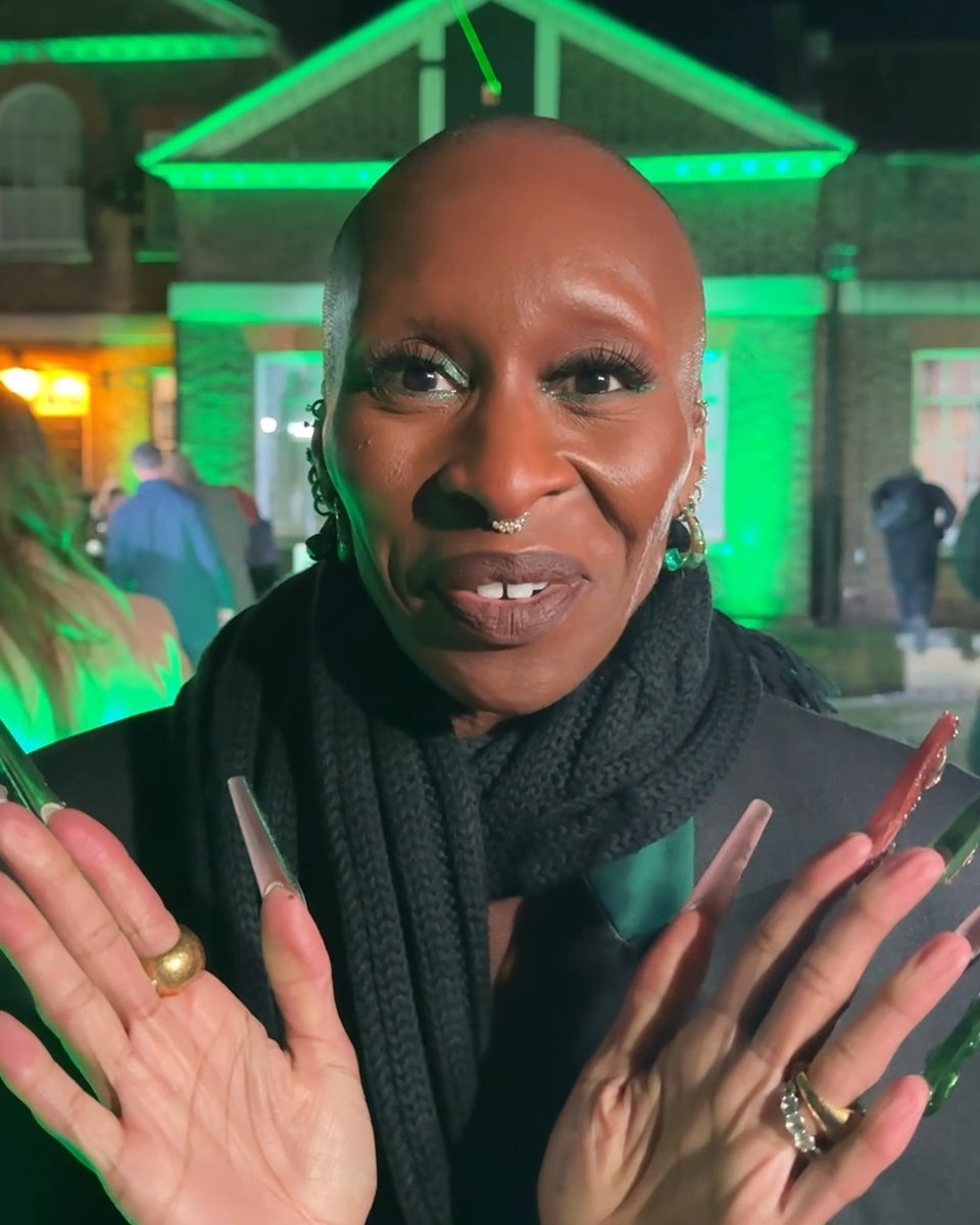A special message for the fans from #WickedMovie's Cynthia Erivo aka Elphaba 💚
