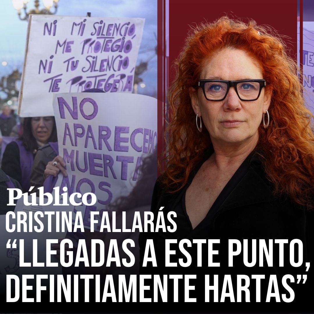 OPINIÓN | "Hartas de oír cómo se incomoda y se ofende José Luis. Hartas del #NotAllMen", por Cristina Fallarás