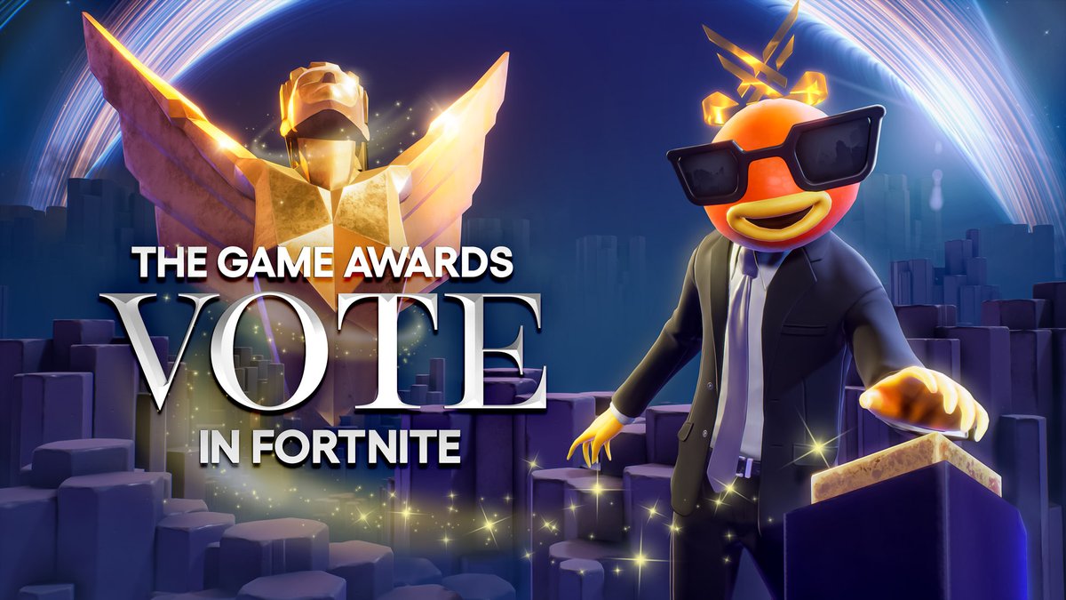 ⭐ WORLD PREMIERE ⭐ The Game Awards Vote in Fortnite Island is back. Drop in and vote for your favorite island until December 11 at 9 PM ET. 🏆: 0853-1358-8532