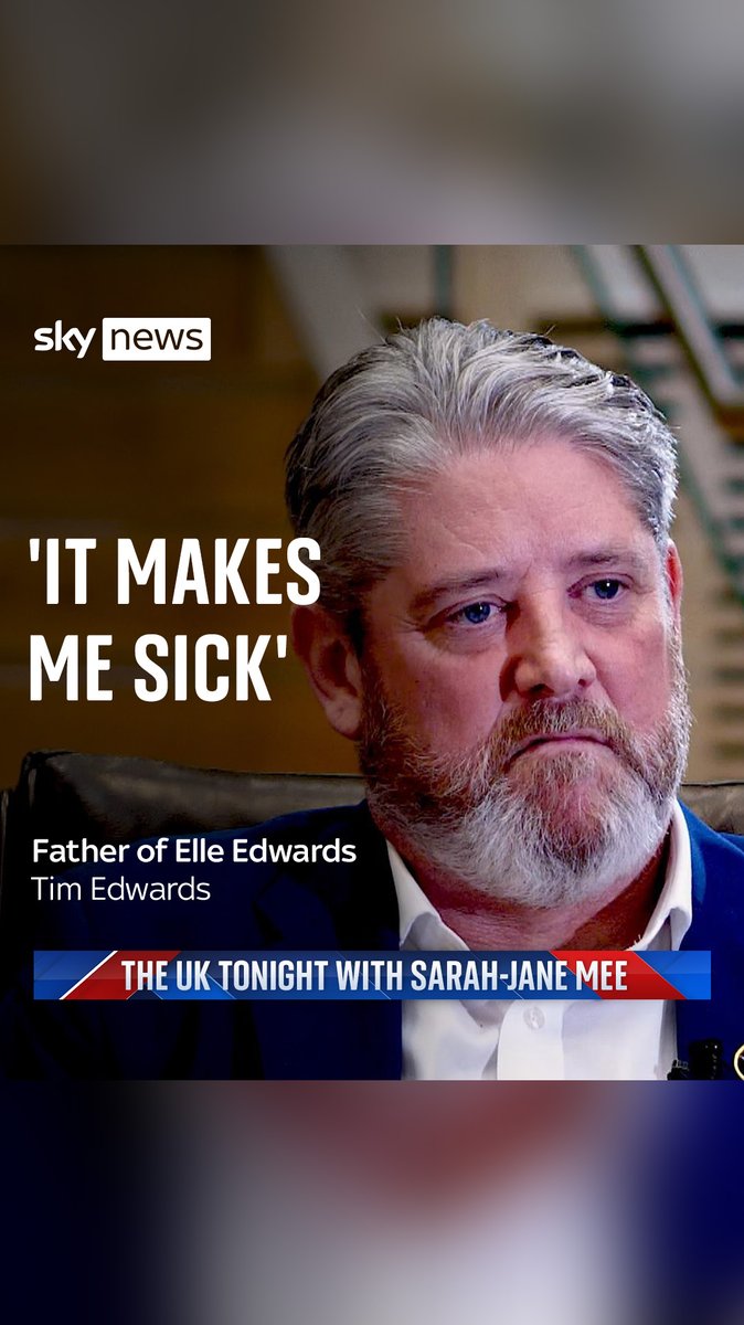 'It makes me sick.' Elle Edwards was shot dead on Christmas Eve 2022, now her murderer's accomplice is set for an early release from prison due to overcrowding. Sarah-Jane Mee speaks to her father Tim Edwards about how he feels about the early release ⬇️