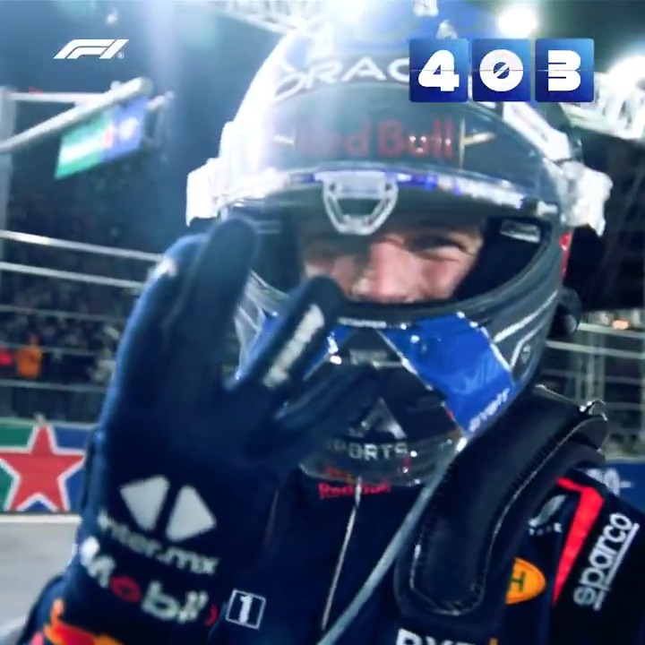 From Bahrain to Vegas - here's how Max Verstappen stacked up the points to secure another world championship 🧱 #F1