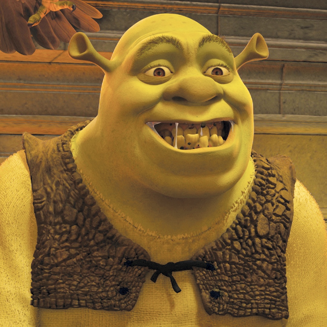 This scene gives food fight a whole new meaning. 🎬 Shrek 2 (2004)