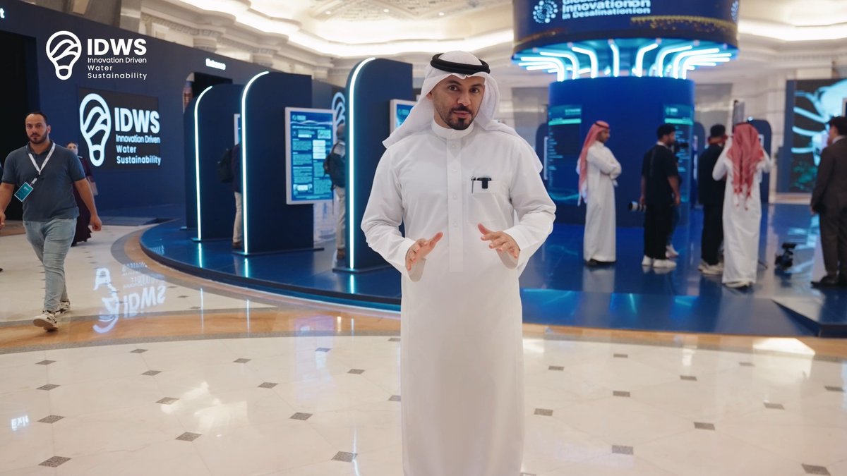 مؤتمر #الابتكار_في_استدامة_المياه حدث عالمي.. يدعم، يمكن، يستعرض، أبرز الابتكارات لمستقبلٍ مائيٍ مستدام. #IDWS2024