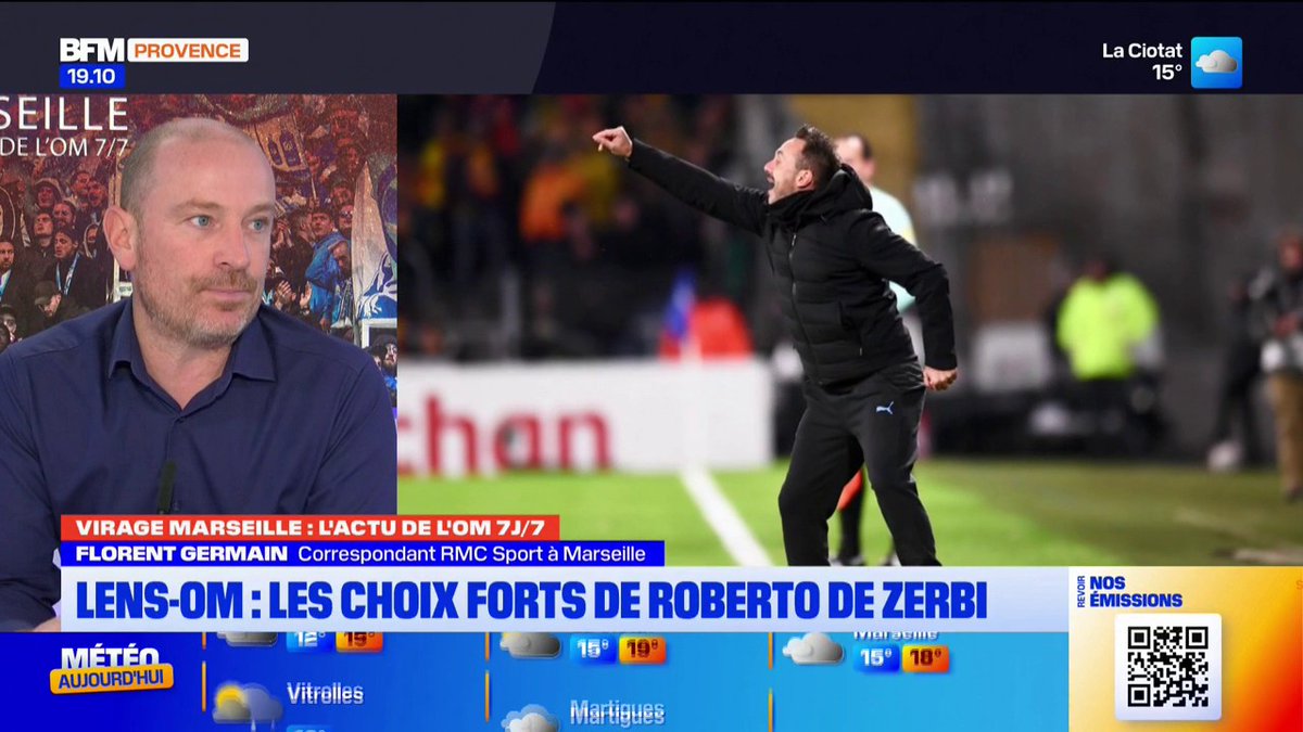 Dès vendredi, Roberto De Zerbi avait alerté sur les changements à venir dans l’équipe avec le déclassement de Brassier, Ismael Koné, Quentin Merlin, Wahi et Rowe. Les explications de Florent Germain sur BFM Marseille Provence