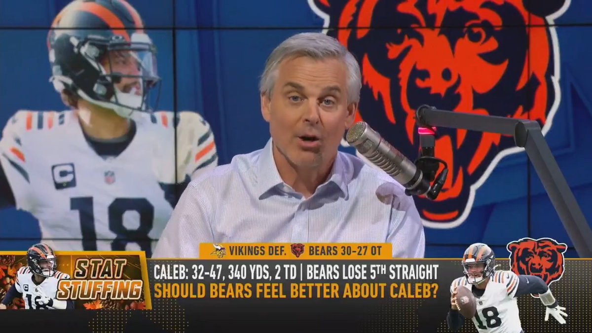 I donโt like Colin But he is spitting facts about the Bears here