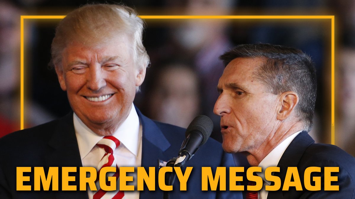 MUST-WATCH: General Flynn Issues Emergency Message To President Trump Concerning WWIII & The Deep States' Plan To Try To Assassinate Him Again General Mike Flynn WATCH/SHARE THE LIVE X STREAM HERE: