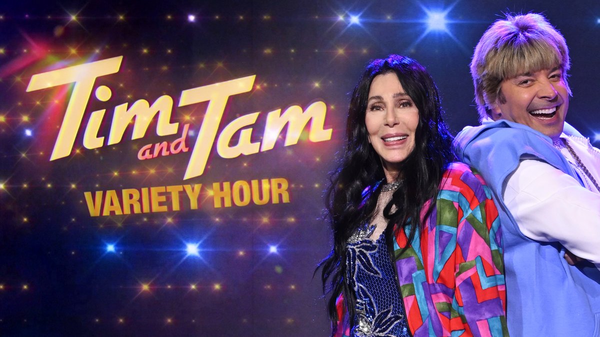 Tim &amp; Tam’s Variety Show w/ Cher! 🪩 #FallonTonight