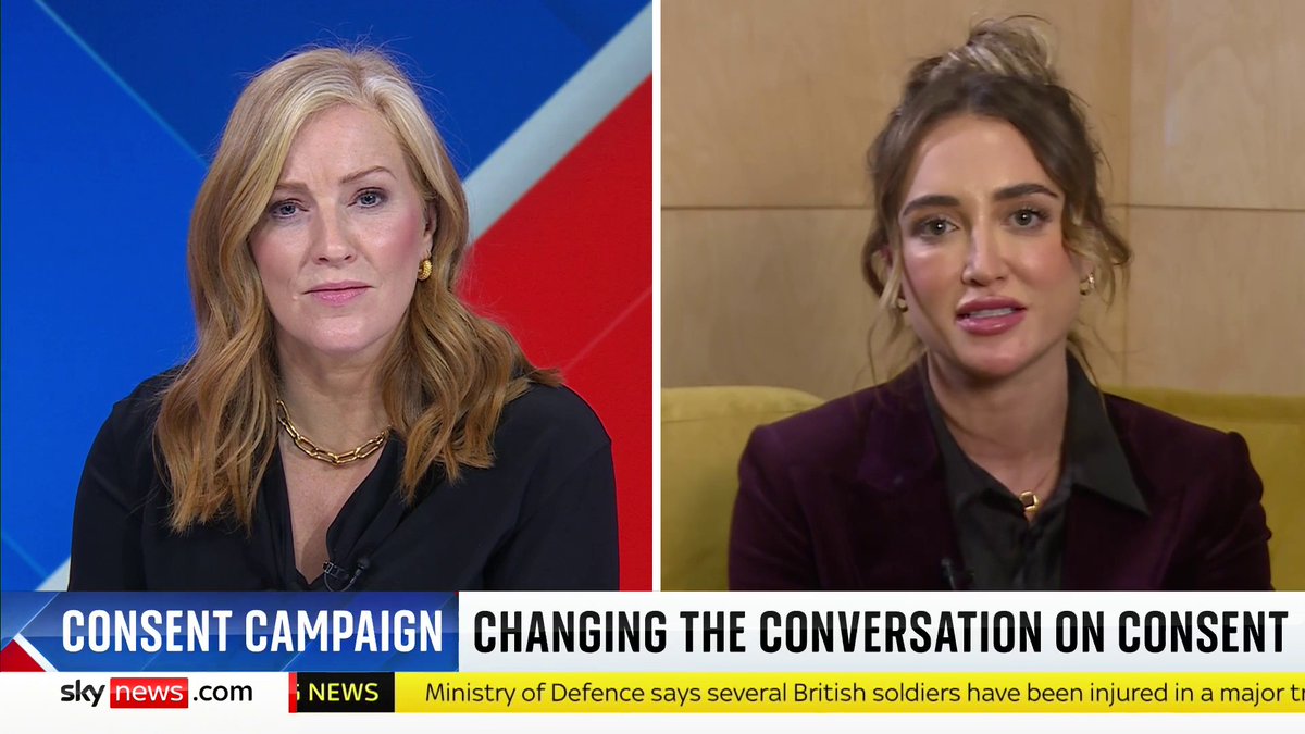 'It scares the life out of me that people don't realise they have the right to remove their consent at any time'. Love Island star and campaigner Georgia Harrison talks to Sarah-Jane Mee about the basic understanding of consensual sex. #SJUK 📺 Sky 501