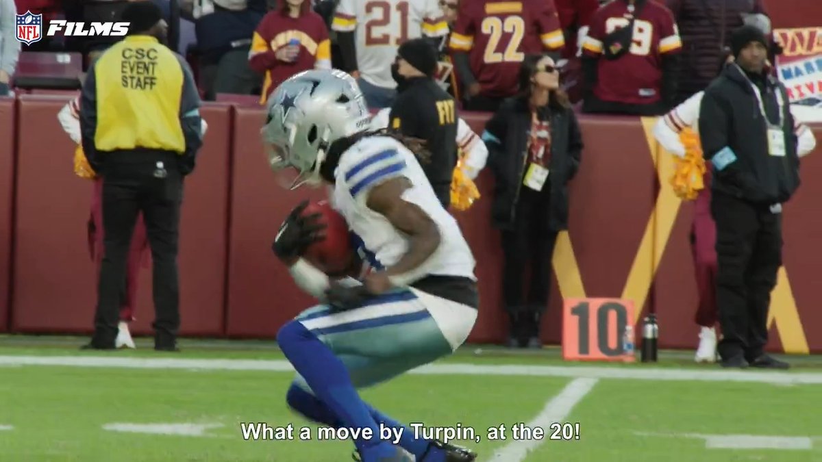 Tapped the B button and hit the gas 💨 @DallasCowboys | KaVontae Turpin