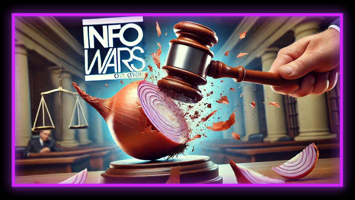 BREAKING: Judge Confirms The Onion Does NOT Own Infowars WATCH/SHARE THE LIVE X STREAM HERE: