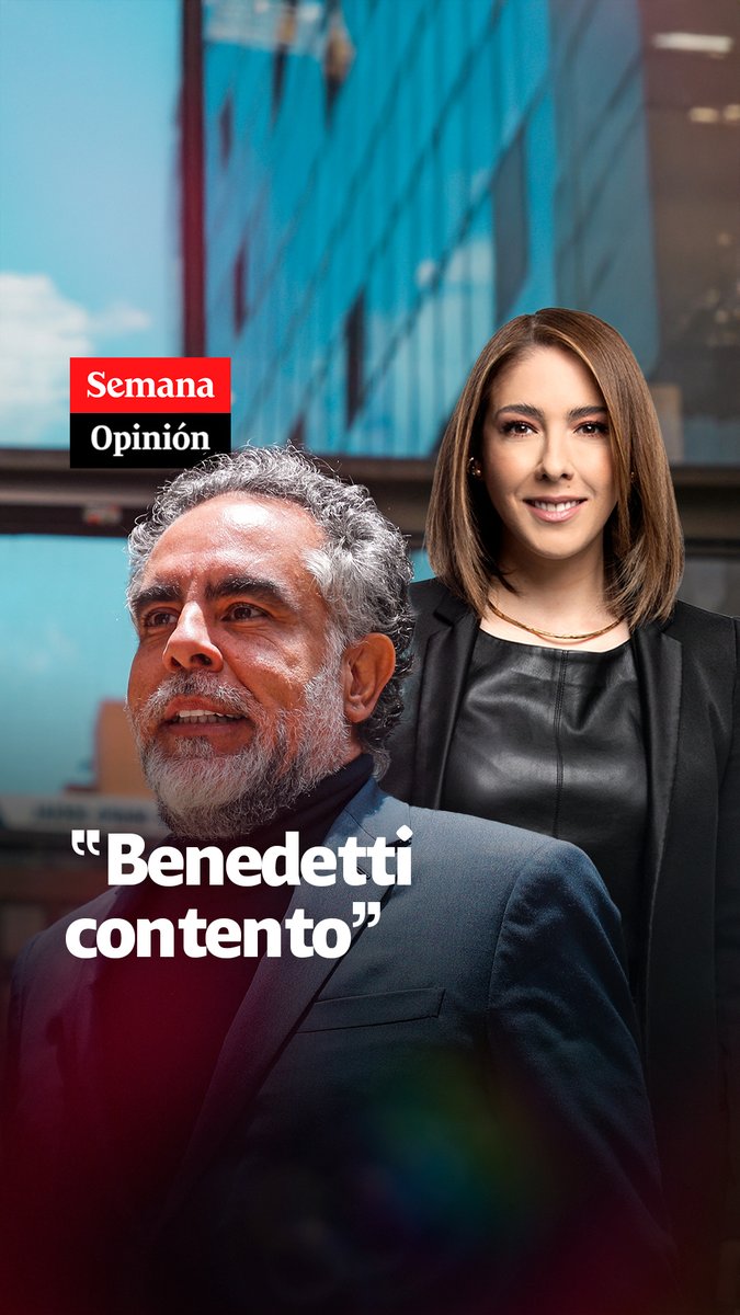 “Armando Benedetti tiene que estar feliz porque vuelve a Colombia como alto asesor de Gustavo Petro. El mismo denunciado por maltrato regresa dizque para ordenar la casa”: Juanita Gómez opina.