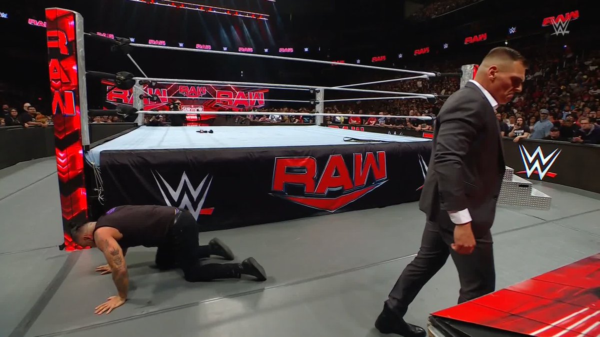 Did we just get an early preview of #SurvivorSeries this Saturday?!