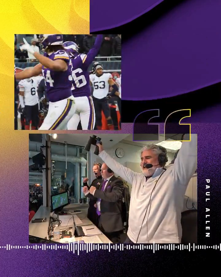 The set up and the game-winning score TJ Hockenson @romo_hka 🎙️: Paul Allen | KFAN1003