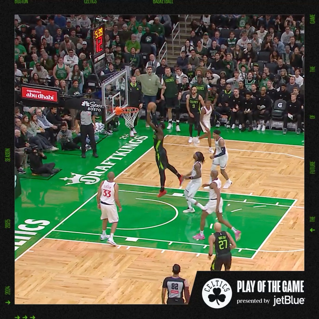 This sequence 🤌 Tonight's JetBlue Play of the Game was some beautiful basketball