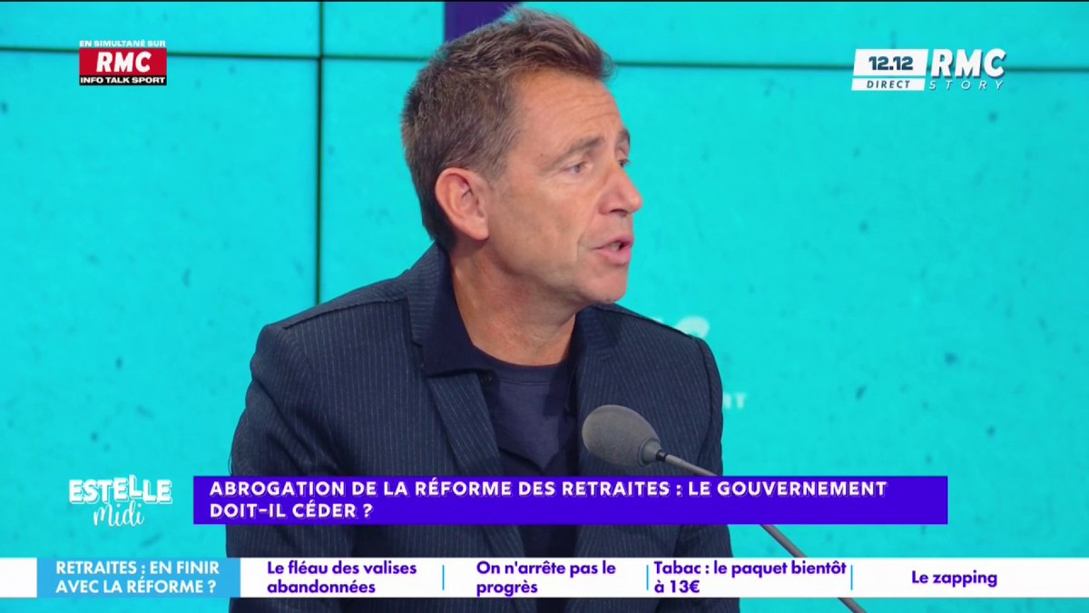 🔴 Abrogation de la réforme des retraites : le gouvernement doit-il céder ? 🎙️ Daniel Riolo : "Quand j'entends certains jeunes dire que l'âge idéal, c'est 51 ans... Je me dis dans quelle société on est si on a à ce point peur du travail, peur de la réussite !" #EstelleMidi