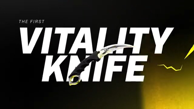 GOLD GOLD GOLD Unbox your own KNIFY x Vitality Karambit today!