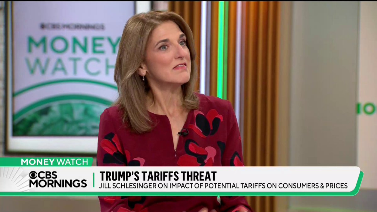 President-elect Donald Trump said he will impose tariffs on imports from America's largest trading partners: Canada, Mexico and China. Jill Schlesinger says the proposed tariffs could “snarl up the supply chain in North America."