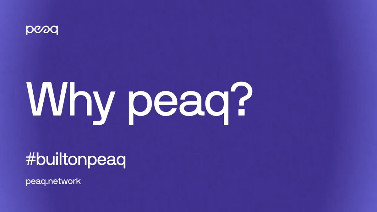 Why peaq? Hear it from the builders
