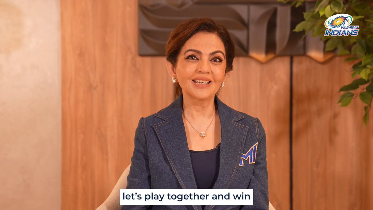 โเคเคเคคเฅเคฐ เคเฅเคณเฅ. เคเคเคคเฅเคฐ เคเคฟเคเคเฅ.โ ๐ ๐ฃ Mrs. Nita Ambani welcomes new faces to the ๐๐๐๐๐๐ฌ and sends out a special message to our Paltan. #MumbaiIndians #OneFamily
