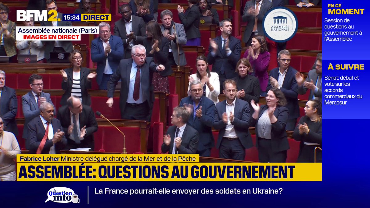 💬"C'est une honte, honte à vous" Le député GDR André Chassaigne s'insurge contre une réponse de Fabrice Loher, ministre délégué à la Mer et de la pêche, interrogé sur la multiplication des naufrages de migrants.